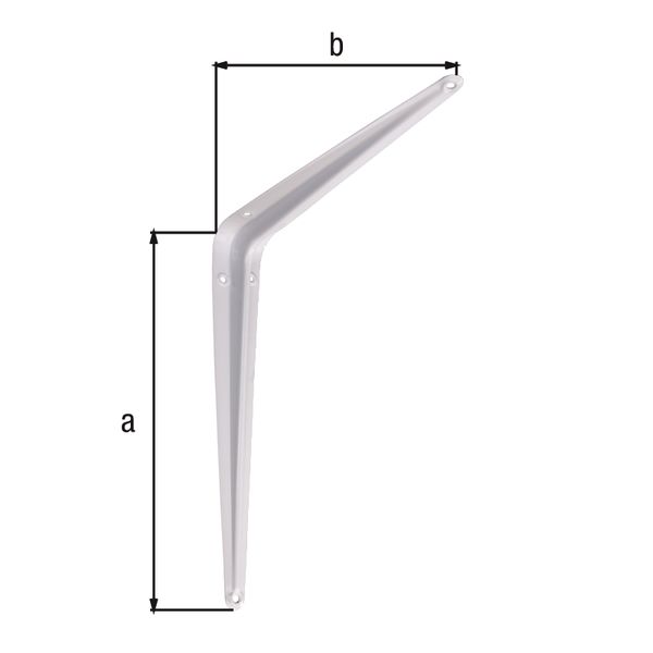 Produktbild Alberts Konsole weiß lackiert Höhe 300 mm Tiefe 350 mm bild 2
