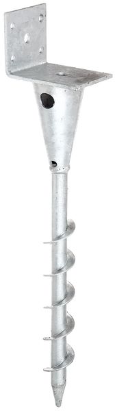 Produktbild Alberts L Pfostenträger feuerverzinkt für Vierkantholz zum Einschrauben 470 mm