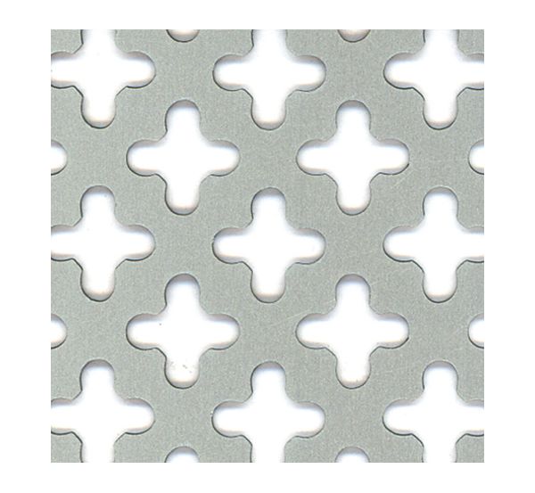 Produktbild Alberts Lochblech Kreuzloch Alu silber eloxiert 600 x 1000 x 0,8 mm bild 2