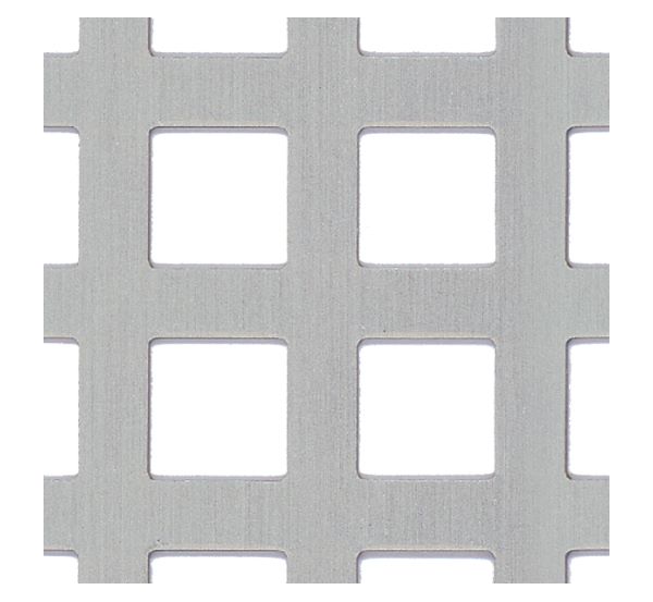 Produktbild Alberts Lochblech 500 x 1000 x 0,8 mm silber eloxiert Lochung 10 x 10 mm bild 2