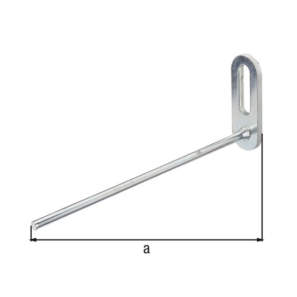 Produktbild Alberts Lochplattenhaken Durchmesser 4 mm 120 mm lang bild 2