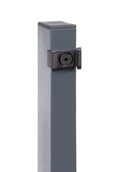 Produktbild Alberts Mattenhalter Kunststoff schwarz für Vierkantpfosten Pack mit 3 Stück bild 4