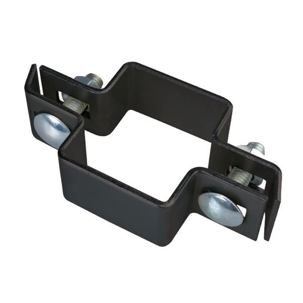 Produktbild Alberts Mittelschelle anthrazit für Vierkantpfosten 40x40 mm bild 2