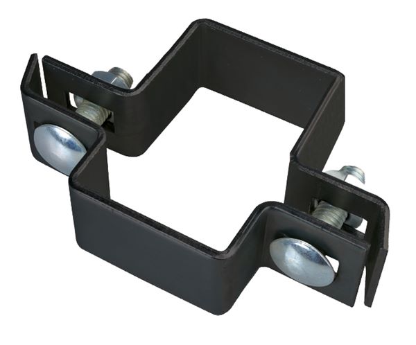 Produktbild Alberts Mittelschelle anthrazit für Vierkantpfosten 60x40 mm