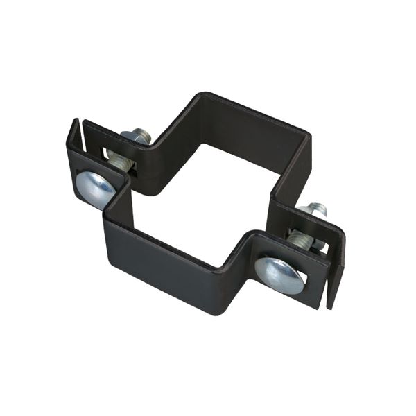 Produktbild Alberts Mittelschelle anthrazit für Vierkantpfosten 60x40 mm bild 2