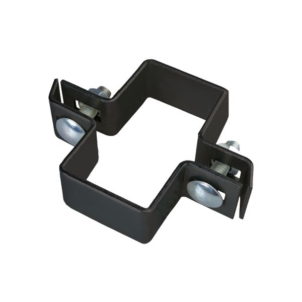 Produktbild Alberts Mittelschelle anthrazit für Vierkantpfosten 80x40 mm bild 2