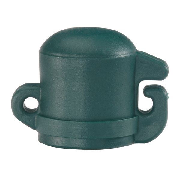 Produktbild Alberts Pfostenkappe Kunststoff grün für glatte Universalstäbe für Rohr 16 mm