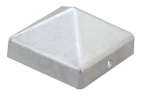Produktbild Alberts Pfostenkappe Aluminiumguss blank für Holzpfosten 111x111mm