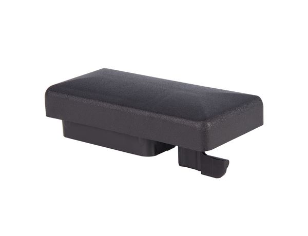 Produktbild Alberts Pfostenkappe Kunststoff schwarz für Vierkant Metallpfosten 60x40 mm