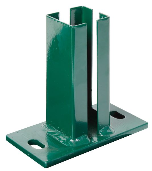 Produktbild Alberts Pfostenträger grün für Eckpfosten 60x60mm Gittermatten zum Aufschrauben