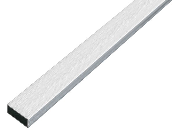 Produktbild Alberts Rechteckrohr Alu edelstahldesign hell 2000 x 20 x 10 x 1 mm