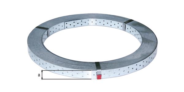 Produktbild Alberts Rispenband sendzimirverzinkt 40x2,0mm Rolle mit 50 Meter bild 2