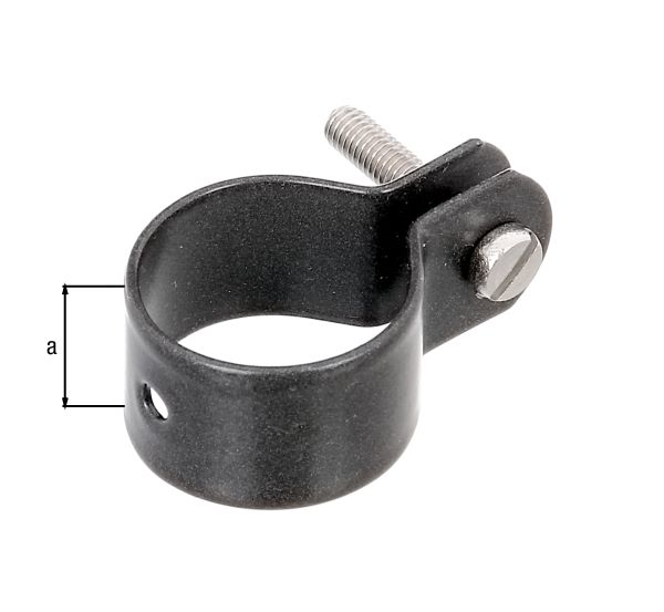 Produktbild Alberts Schelle anthrazit metallic zur Befestigung von Streben an Pfosten 34 mm bild 2