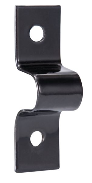 Produktbild Alberts Schlaufe Stahl schwarz kunststoffbeschichtet gesamt LxB 54x16 mm