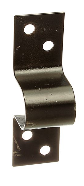 Produktbild Alberts Schlaufe Stahl schwarz kunststoffbeschichtet gesamt LxB 69x18 mm