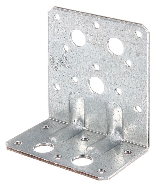 Produktbild Alberts Schwerlast Winkelverbinder mit Sicke sendzimirverzinkt 50x90x80mm