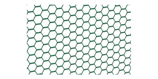Produktbild Alberts Sechseckgeflecht grün Maschenweite 13 mm Höhe 500 mm Rolle mit 10 Meter bild 2