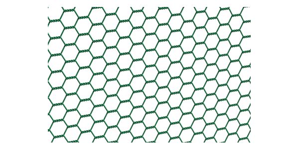 Produktbild Alberts Sechseckgeflecht grün Maschenweite 13 mm Höhe 500 mm Rolle mit 25 Meter bild 2