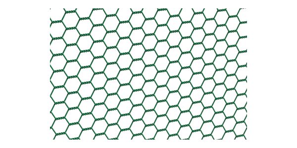 Produktbild Alberts Sechseckgeflecht grün Maschenweite 25 mm Höhe 500 mm Rolle mit 10 Meter bild 2