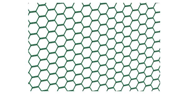 Produktbild Alberts Sechseckgeflecht grün Maschenweite 25 mm Höhe 1000 mm Rolle mit 25 Meter bild 2