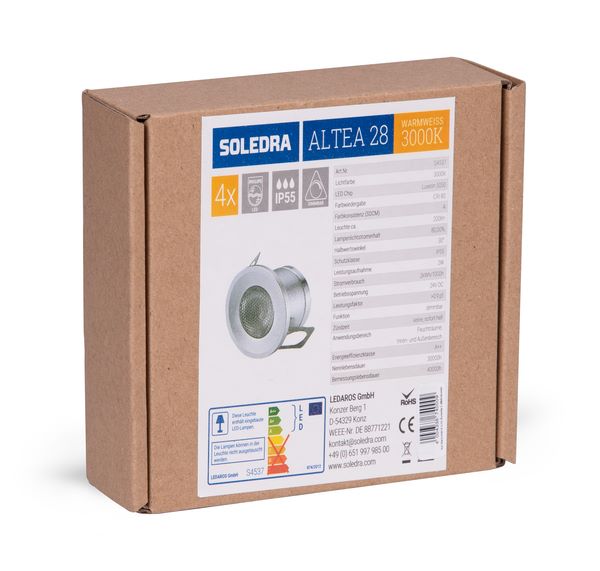 Produktbild Alberts Soledra Leuchte LED D28 mm Inhalt 4 Stück bild 2