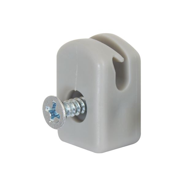 Produktbild Alberts Spanndrahthalter aus Kunststoff grau mit Schraube bild 2