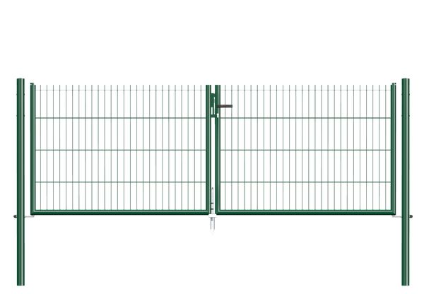 Produktbild Alberts Stabgitter Doppeltor Garden in grün 2988 x 1500 mm