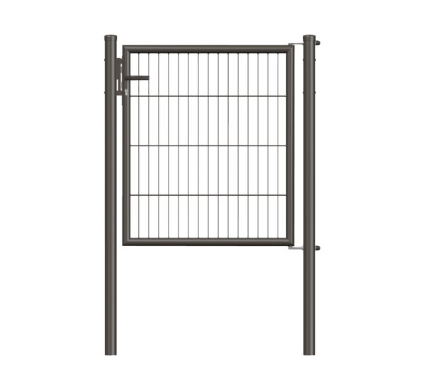 Produktbild Alberts Stabgitter Einzeltor Garden in anthrazit 1000 x 1000 mm bild 2