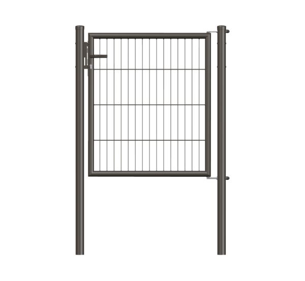 Produktbild Alberts Stabgitter Einzeltor Garden in anthrazit 1000 x 1250 mm bild 2