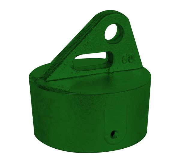 Produktbild Alberts Strebenkappe grün RAL 6005 für Pfosten 60 mm