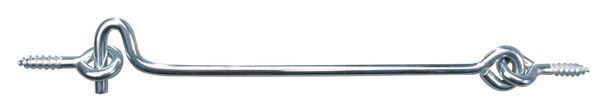 Produktbild Alberts Sturmhaken mit Öse zum Einschrauben galvanisch blau verzinkt Länge 250mm