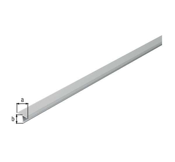 Produktbild Alberts T Abdeckprofil Alu silber eloxiert 1000x15x9mm bild 2