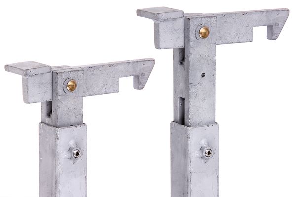 Produktbild Alberts Torfeststeller höhenverstellbar um 120mm zum Einbetonieren Höhe 300mm bild 3