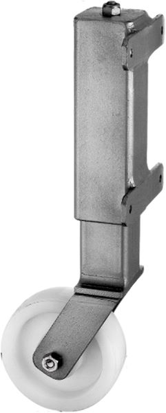 Produktbild Alberts Torlaufrolle zum Anschrauben für schwere und breite Tore bis 450kg Rolle 125mm