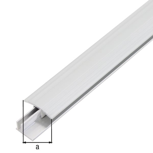 Produktbild Alberts Übergangsprofil Duo Alu silber eloxiert 1000 x 34 mm Set für Beläge 6-13mm bild 2