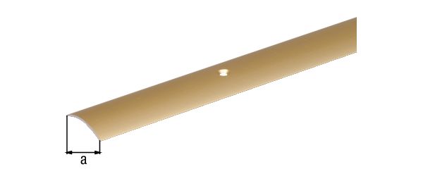 Produktbild Alberts Übergangsprofil gebohrt Alu sand eloxiert 900 x 30 x 1 mm bild 2