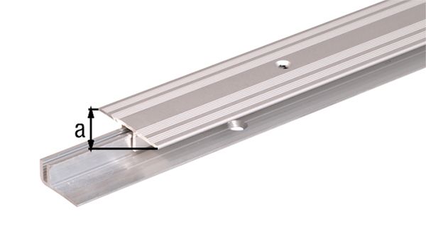Produktbild Alberts Übergangsprofil Pro Set für Beläge 7-15mm Alu blank silber eloxiert 2700mm bild 1