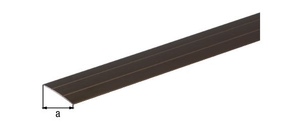 Produktbild Alberts Übergangsprofil selbstklebend bronze eloxiert 900 x 38 x 1 mm bild 2