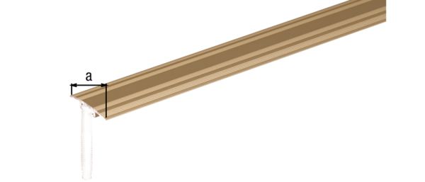 Produktbild Alberts Übergangsprofil Alu sand eloxiert 900 x 32 x 1,5 mm für Beläge 0-20mm bild 2