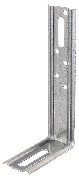 Produktbild Alberts Verstellwinkel 90 Grad geprägt mit Langloch sendzimirverzinkt 140x70x30 mm