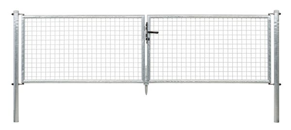 Produktbild Alberts Wellengitter Doppeltor feuerverzinkt Mitte zu Mitte Pfosten 2988mm Höhe 750mm