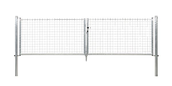 Produktbild Alberts Wellengitter Doppeltor feuerverzinkt Mitte zu Mitte Pfosten 2988mm Höhe 750mm bild 2