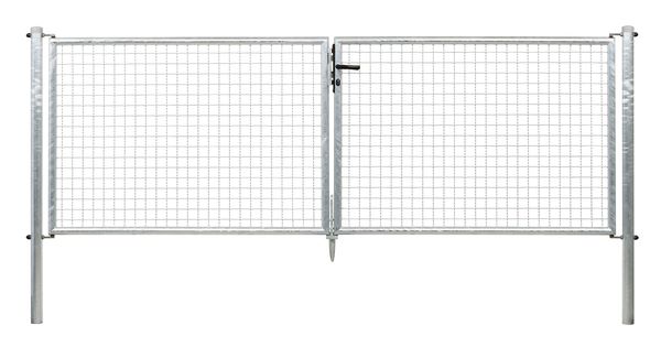 Produktbild Alberts Wellengitter Doppeltor feuerverzinkt Mitte zu Mitte Pfosten 2988mm Höhe 1000mm