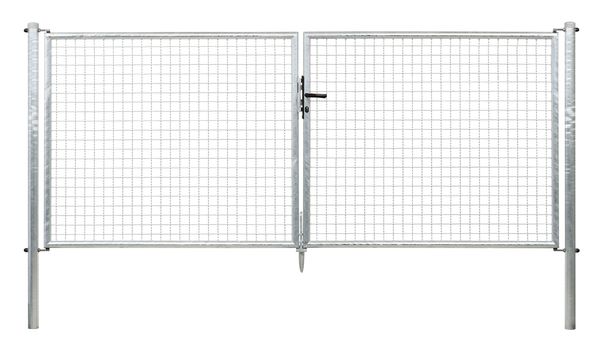 Produktbild Alberts Wellengitter Doppeltor feuerverzinkt Mitte zu Mitte Pfosten 2988mm Höhe 1250mm