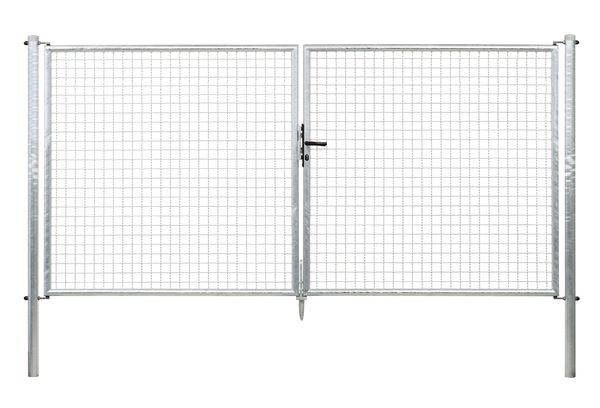 Produktbild Alberts Wellengitter Doppeltor feuerverzinkt Mitte zu Mitte Pfosten 2988mm Höhe 1500mm