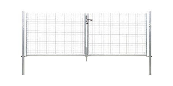Produktbild Alberts Wellengitter Doppeltor feuerverzinkt Mitte zu Mitte Pfosten 2988mm Höhe 1500mm bild 2