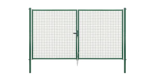 Produktbild Alberts Wellengitter Doppeltor zinkph grün lichte Breite 2928 mm Höhe 1750 mm bild 2