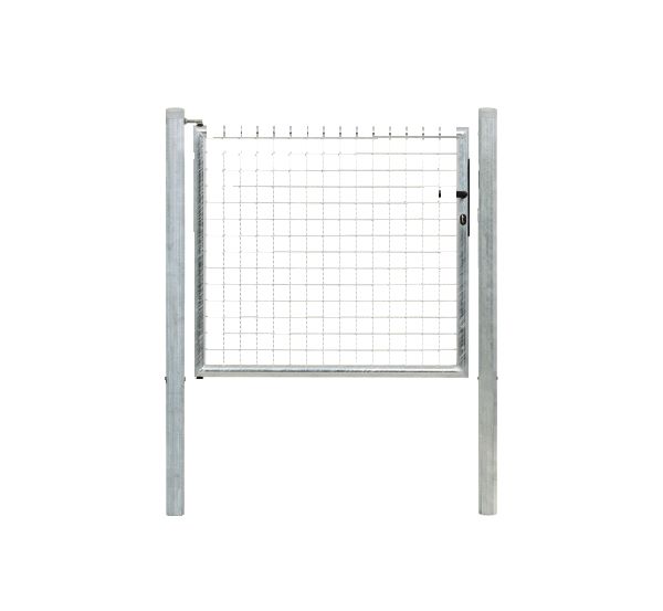 Produktbild Alberts Wellengitter Einzeltor feuerverzinkt Mitte zu Mitte Pfosten 1000mm Höhe 750mm bild 2