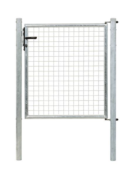Produktbild Alberts Wellengitter Einzeltor feuerverzinkt Mitte zu Mitte Pfosten 1000mm Höhe 1000mm