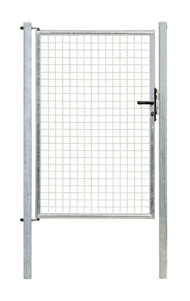 Produktbild Alberts Wellengitter Einzeltor feuerverzinkt Mitte zu Mitte Pfosten 1000mm Höhe 1500mm